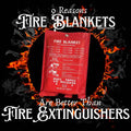 Why Fire Retardant Blankets are Better than Fire Extinguishers