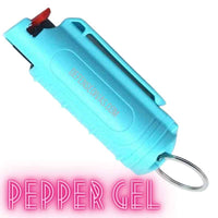 Thumbnail for defense-divas-pepper-gel-keychain-hard-case-turqoise