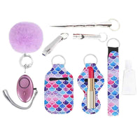 Thumbnail for fight-fobs-self-defense-keychain-pastel scales-basic-components