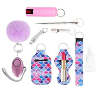 Thumbnail for fight-fobs-self-defense-keychain-pastel scales-plus-components