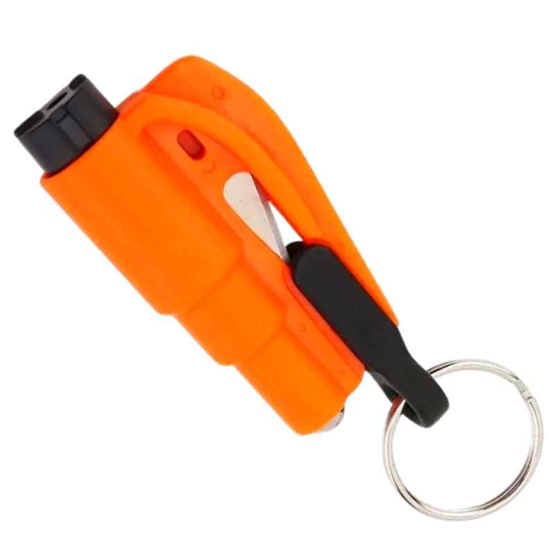 3N1 orange auto safety keychain