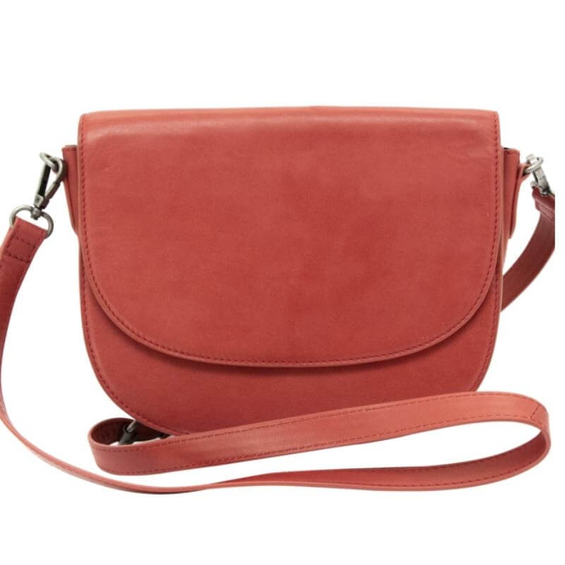 Cameleon Handgun Purses Cameleon® Sophia Leather Concealed Carry Handbag Gun Purse Red