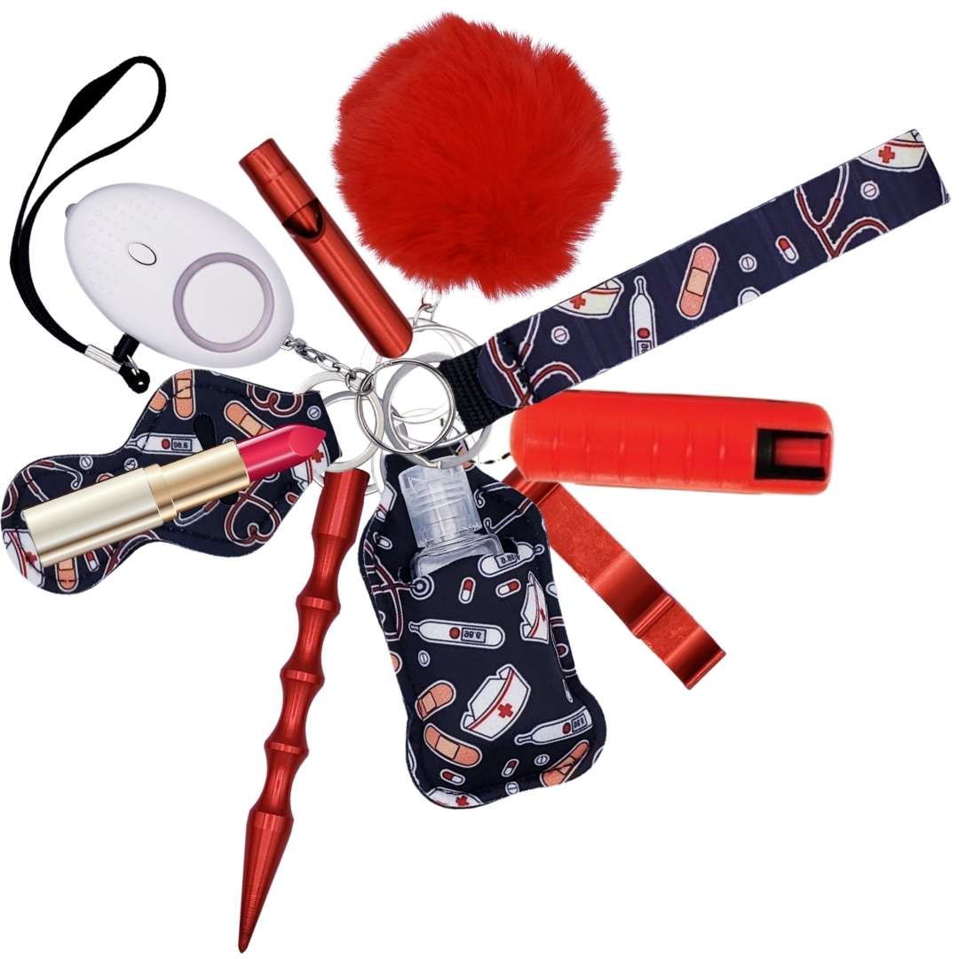 Fight Fobs® Medical Nurse/Doctor Self Defense Key Chain Gift Set