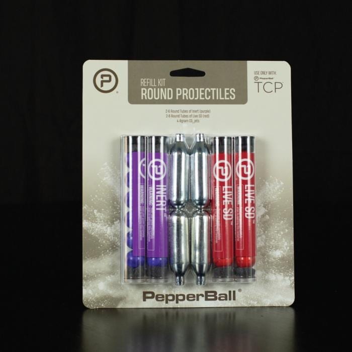 Defense Divas® Pepper Spray PepperBall® TCP Defense Launcher SD Pepper Pellet + CO2 Cartridges Refill Kit