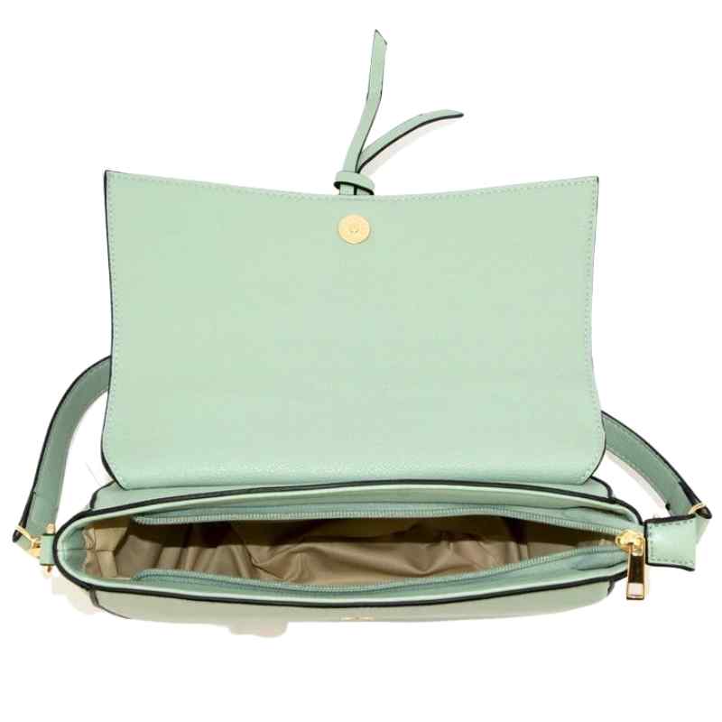 cameleon zoey mint concealed carry purse inside view