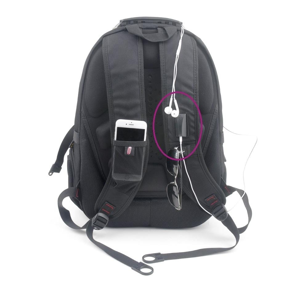 Defense Divas® Bullet Blocker ProShield II Bulletproof Laptop Backpack - Black
