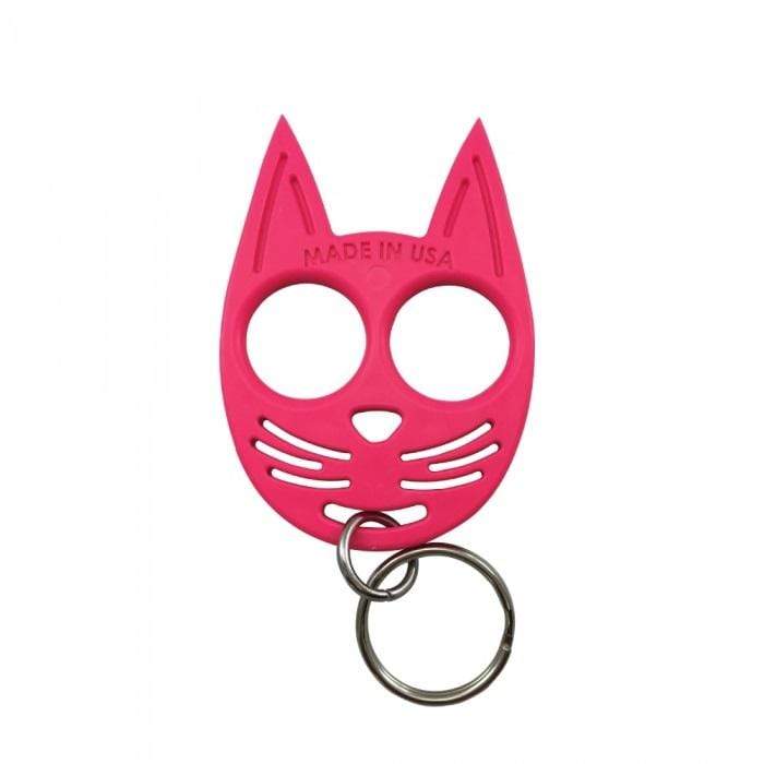 Defense Divas® Impact Self Defense Ninja Kitty Self Defense Keychain Ring Impact Self-Defense Hot Pink