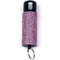 Thumbnail for Guard Dog Pepper Spray Rhinestone Bling It On Pepper Spray Self Defense Key Ring Pink