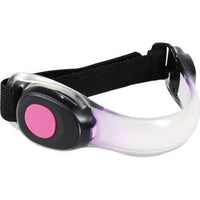 Thumbnail for Mace Child Safety Safe Steps LED Light Arm Band Active Lifestyle Safety Pink