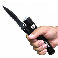 Thumbnail for defense divas self defense sting blade SWSB22MAIN knife stun gun flashlight combo 800x800