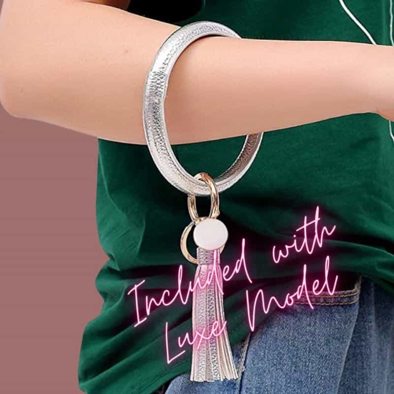 fight-fobs-luxe-model-keychain-bracelet-silver-wristlet-