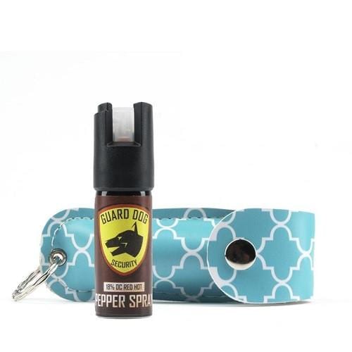 Guard Dog Pepper Spray Fireista Collection Fashion Designer Pepper Spray Keychain Teal Mediterranen