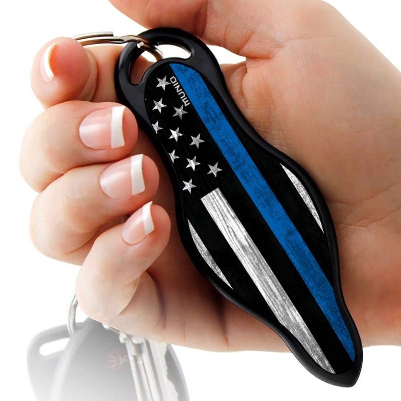 munio police support LEO  self defense key ring personal defense