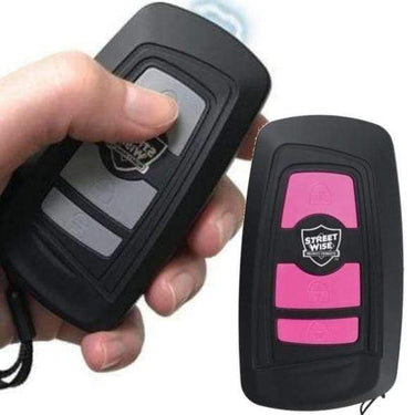 Defense Divas® Stun Guns Razor Key Fob 23 Million Volt Stun Gun Panic Alarm Combo