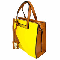 Thumbnail for yellow cameleon conceal carry mia handbag craftsmanship