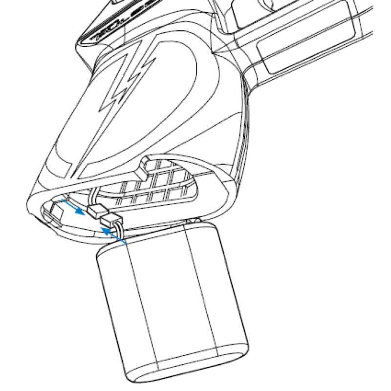 TASER-pulse-energy-weapon-battery-replacement-diagram