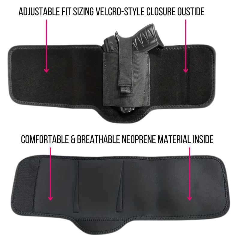 adjustable breathable ankle holster neoprene comfort secure fit