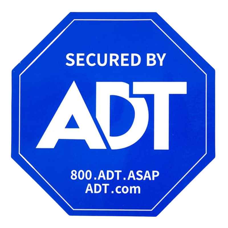 Fake adt sales stickers