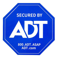 Thumbnail for adt home alarm system two sided stickers window decals