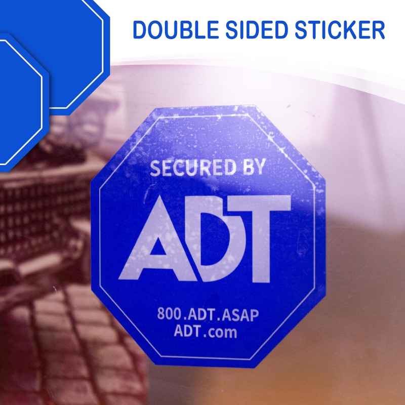 adt security system double sided sticker