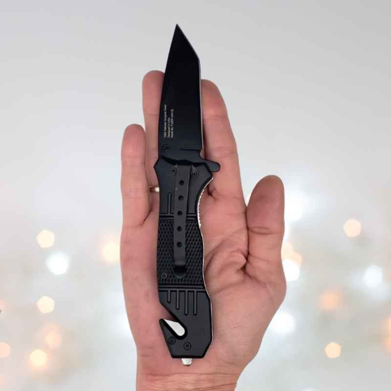 in-palm-black-tanto-blade-auto-survival-knife
