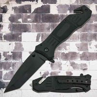 black-tanto-blade-auto-survival-knife