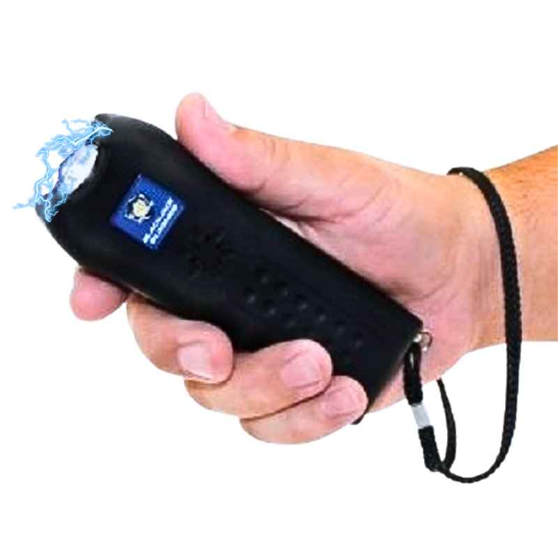 black jack multi defense stun gun panic alarm flashlight activated