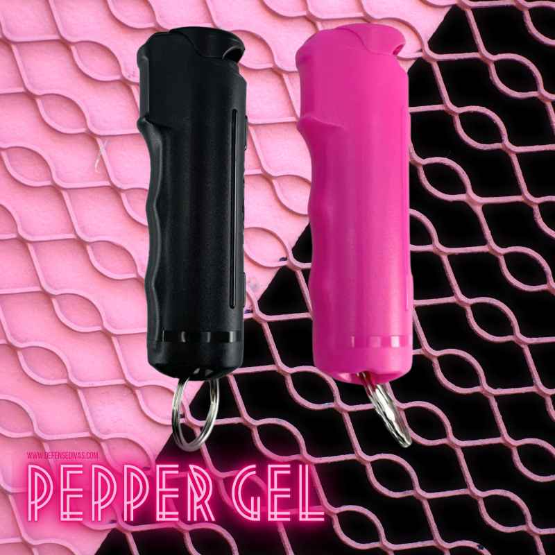 black_pink_pepper_gel_keychains_police_strength_self_defense