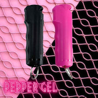 black_pink_pepper_gel_keychains_police_strength_self_defense