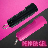 black_pink_pepper_gel_keychains_police_strength_self_defense