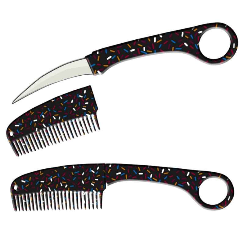 Secret Comb Hidden Blade Self-Defense Comb Knife | Defense Divas®