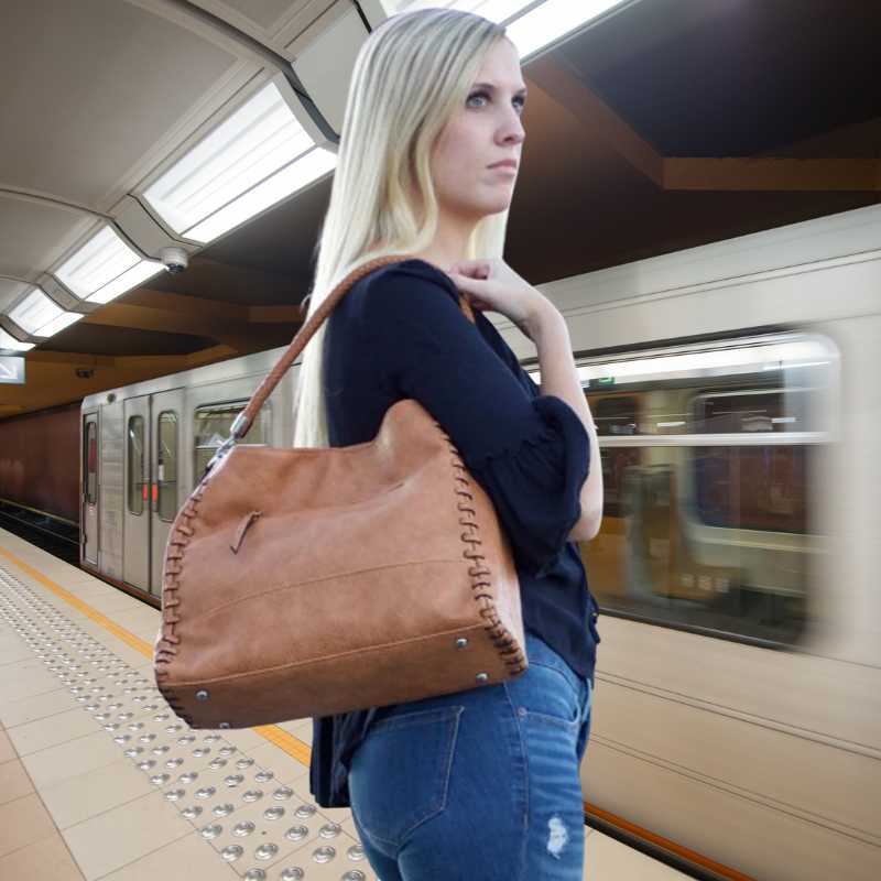 blonde-model-center-ccw-pocket-lily-conceal-carry-purse-cinnamon