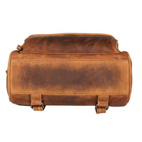 bottom-view-daisy-cognac-leather-concealed-carry-backpack-edc-lockable-bag