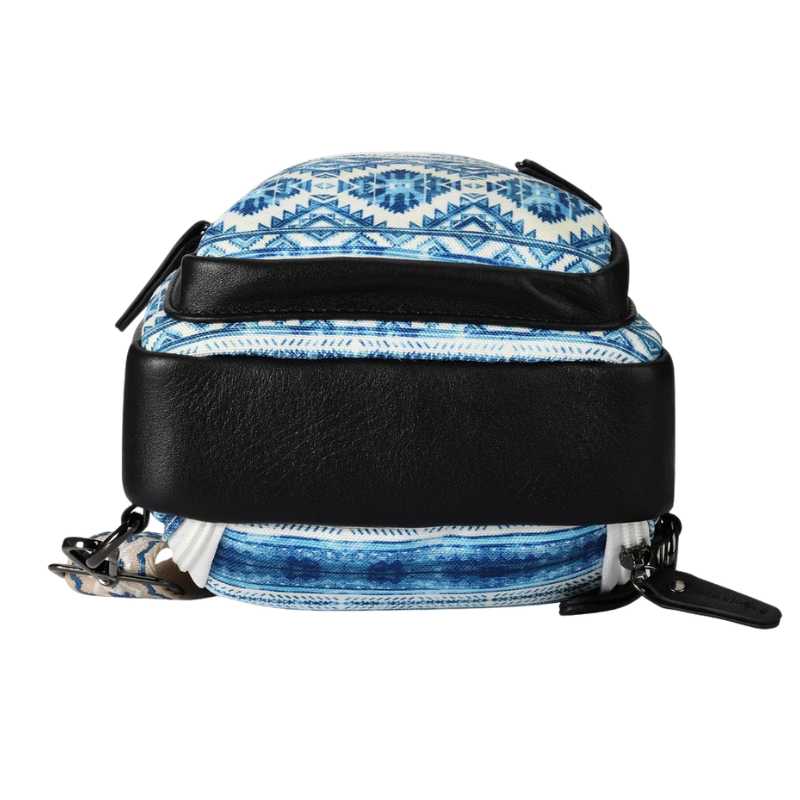 botton-view-aztec-conceal-carry-sling-crossbody-bag-blue