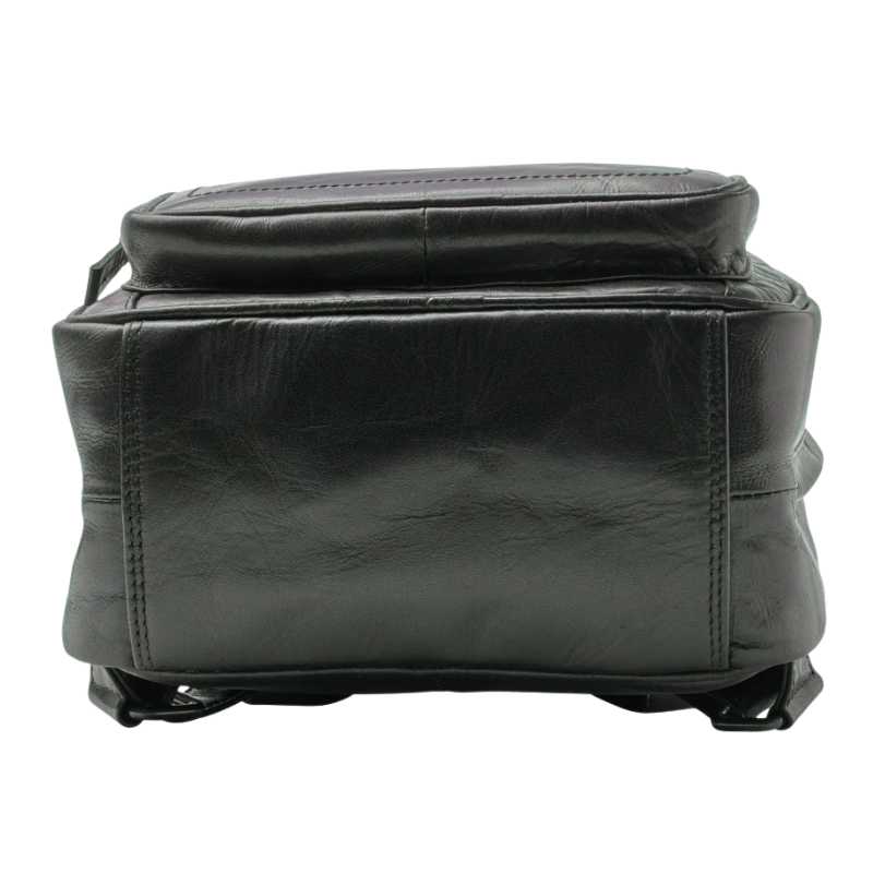 bottom leather backpack Concealed Carry Sawyer Leather Backpack
