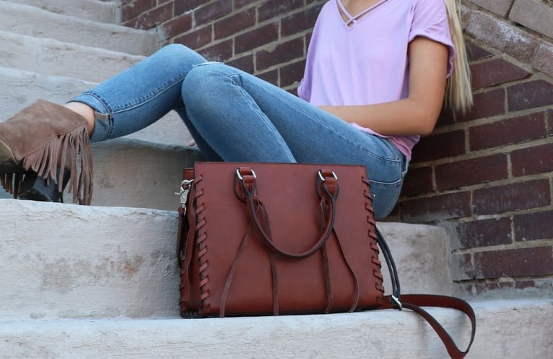 leather concealed carry purses edc bags for women