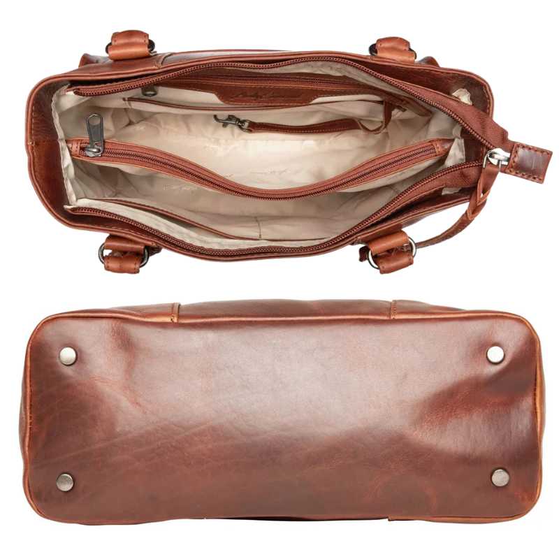 features-cognac-peyton-leather-concealed-carry-tote-ccw-handbag