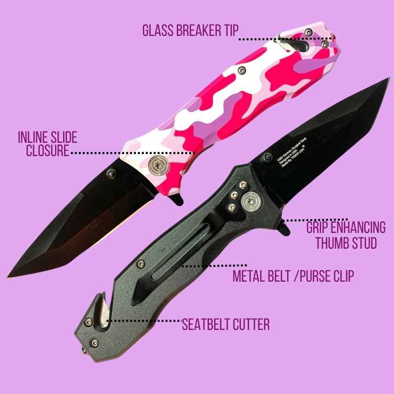 Violet Vixen Complete Self Defense Key Ring Kit