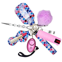 Thumbnail for fight-fobs-self-defense-keychain-pepper-spray-pastel-scales