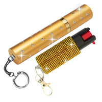 gold_pucker_power_rhinestone_self_defense_keychain_set