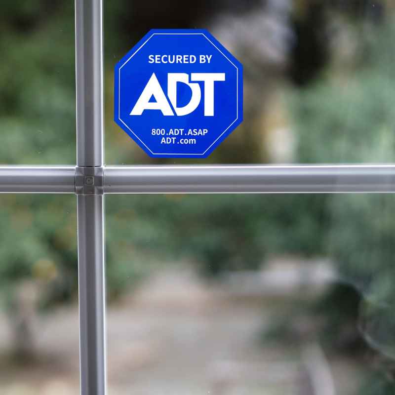 Fake adt best sale stickers