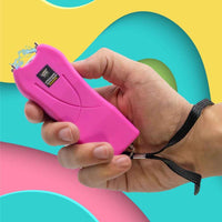life-guard-auto-stun-gun-pink-in-hand-activated