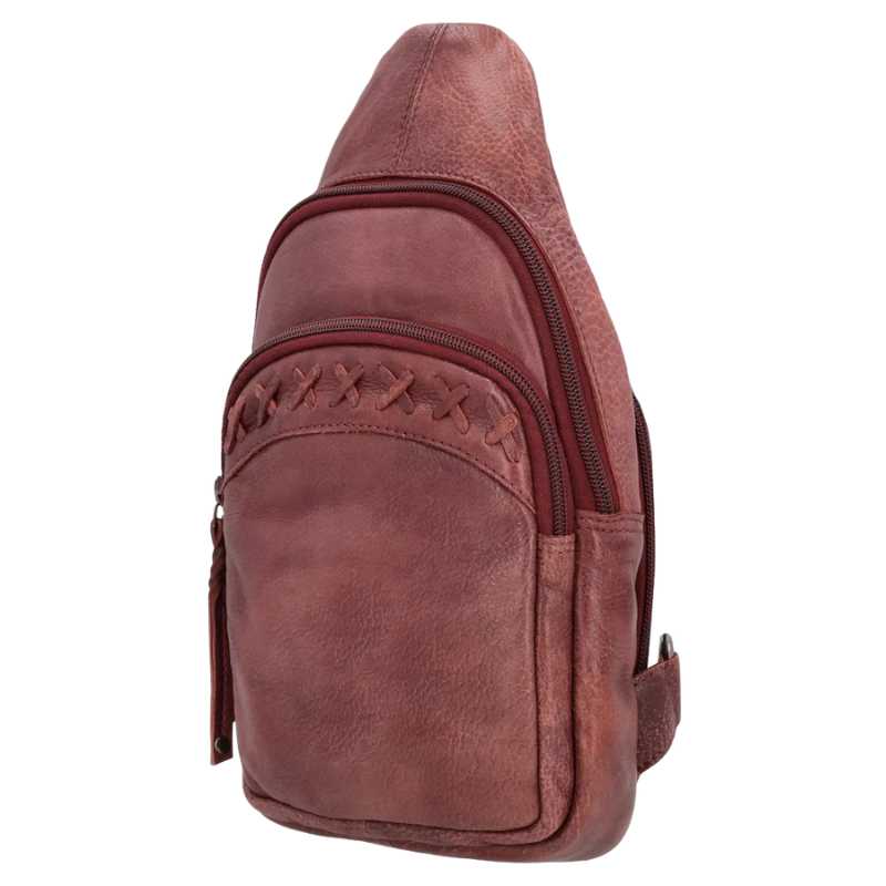 brown leather sling backpack Taylor Leather Conceal Carry Sling Backpack Purse