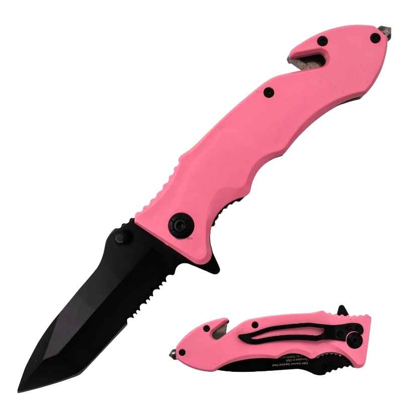 pink-defense-knife-survival-auto-safety