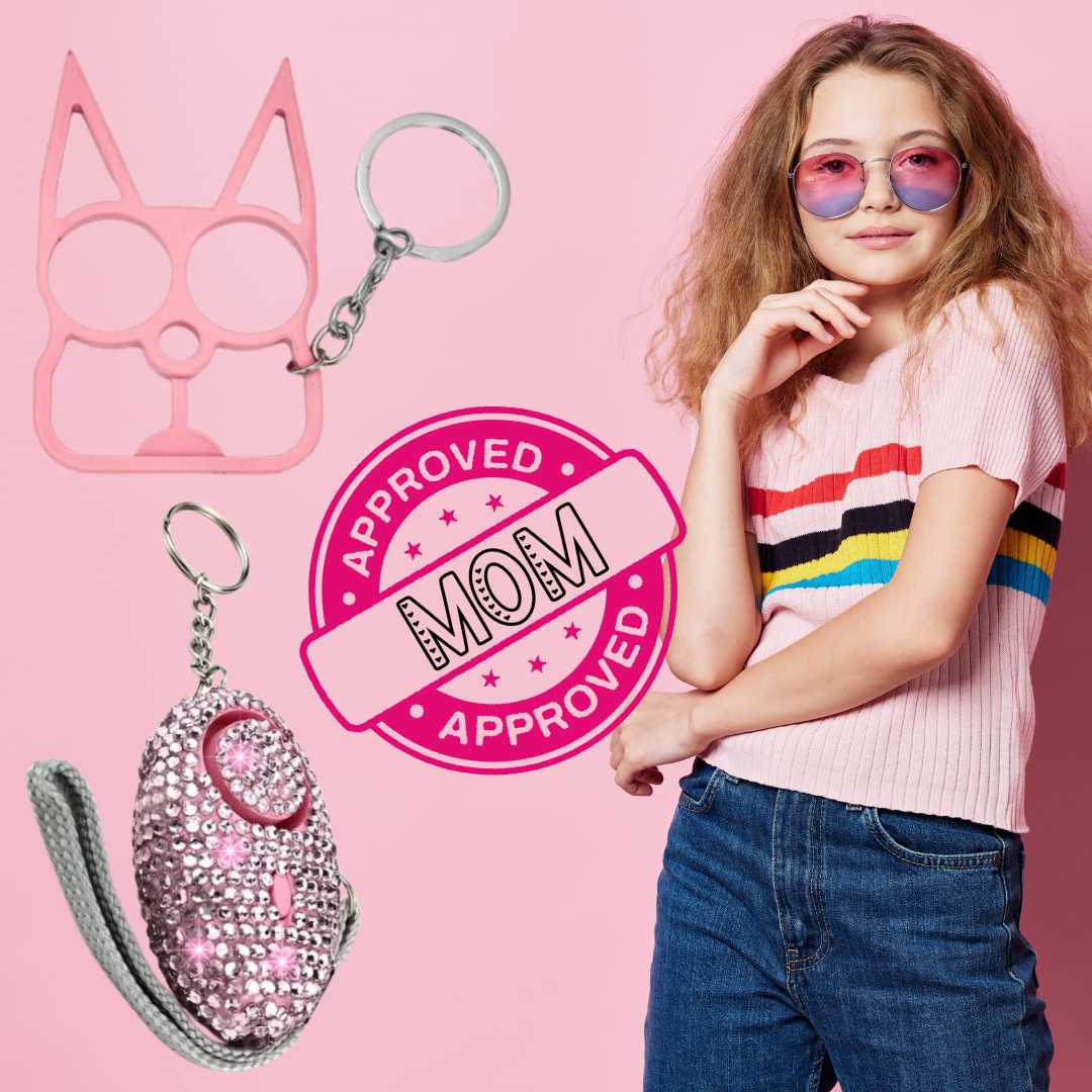 pink_glam_shield_cat_bling_self_defense_keychain_set