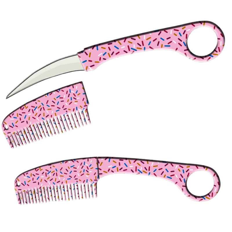 pink_sprinkles_covert_comb_knife_hidden_dagger