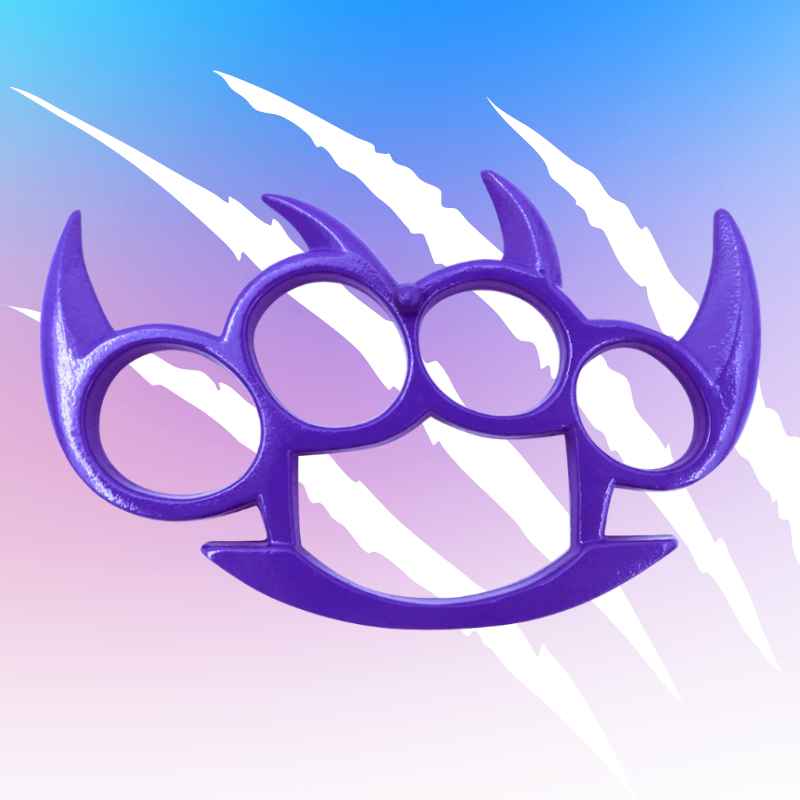 purple-cat-knuckle-claw-paper-weight