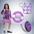 purple_glam_shield_cat_bling_self_defense_keychain_set