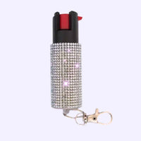 rhinestone-keychain-pepper-spray-white-silver