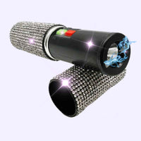 rhinestone-lipstick-stun-gun-keychain-white-silver
